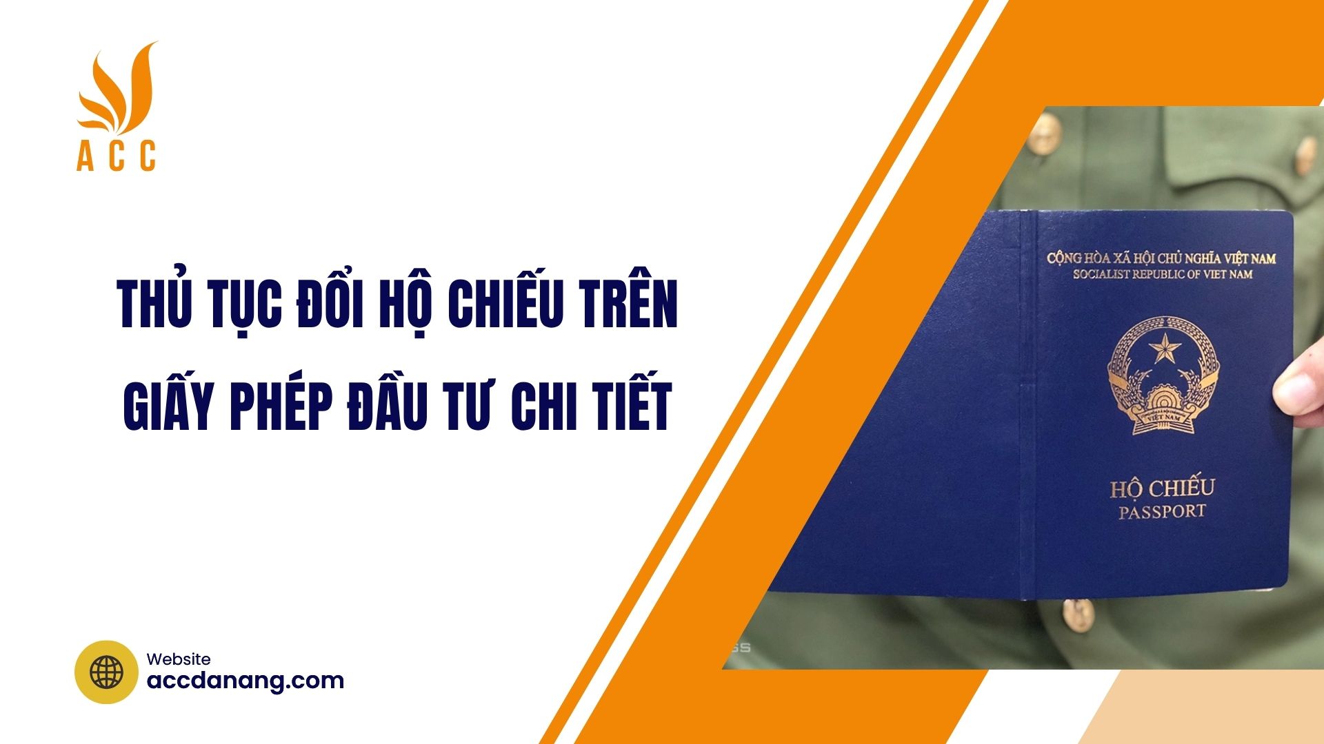 Thủ tục đổi hộ chiếu trên giấy phép đầu tư chi tiết