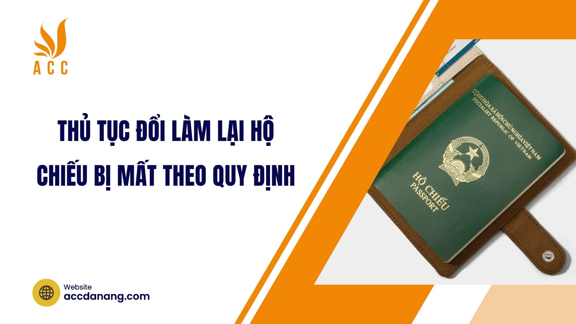 Thủ tục đổi làm lại hộ chiếu bị mất theo quy định