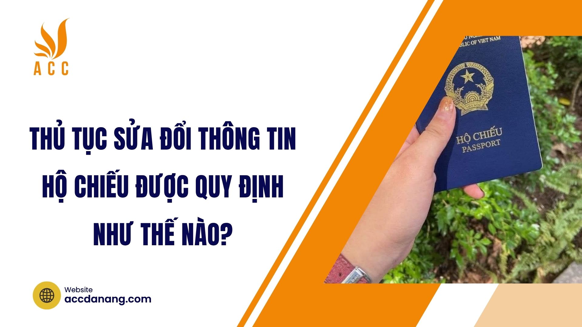 Thủ tục sửa đổi thông tin hộ chiếu được quy định như thế nào?