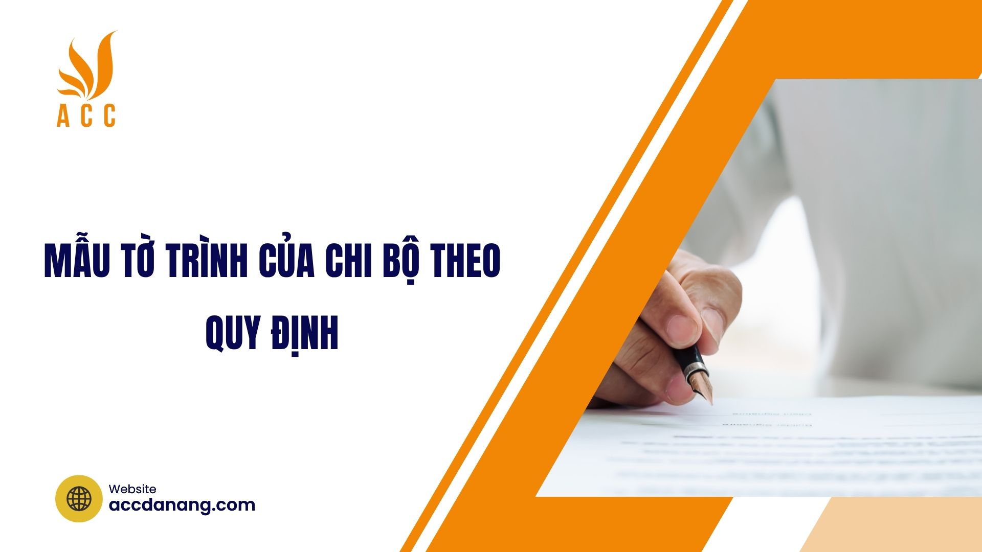 Mẫu tờ trình của Chi bộ theo quy định