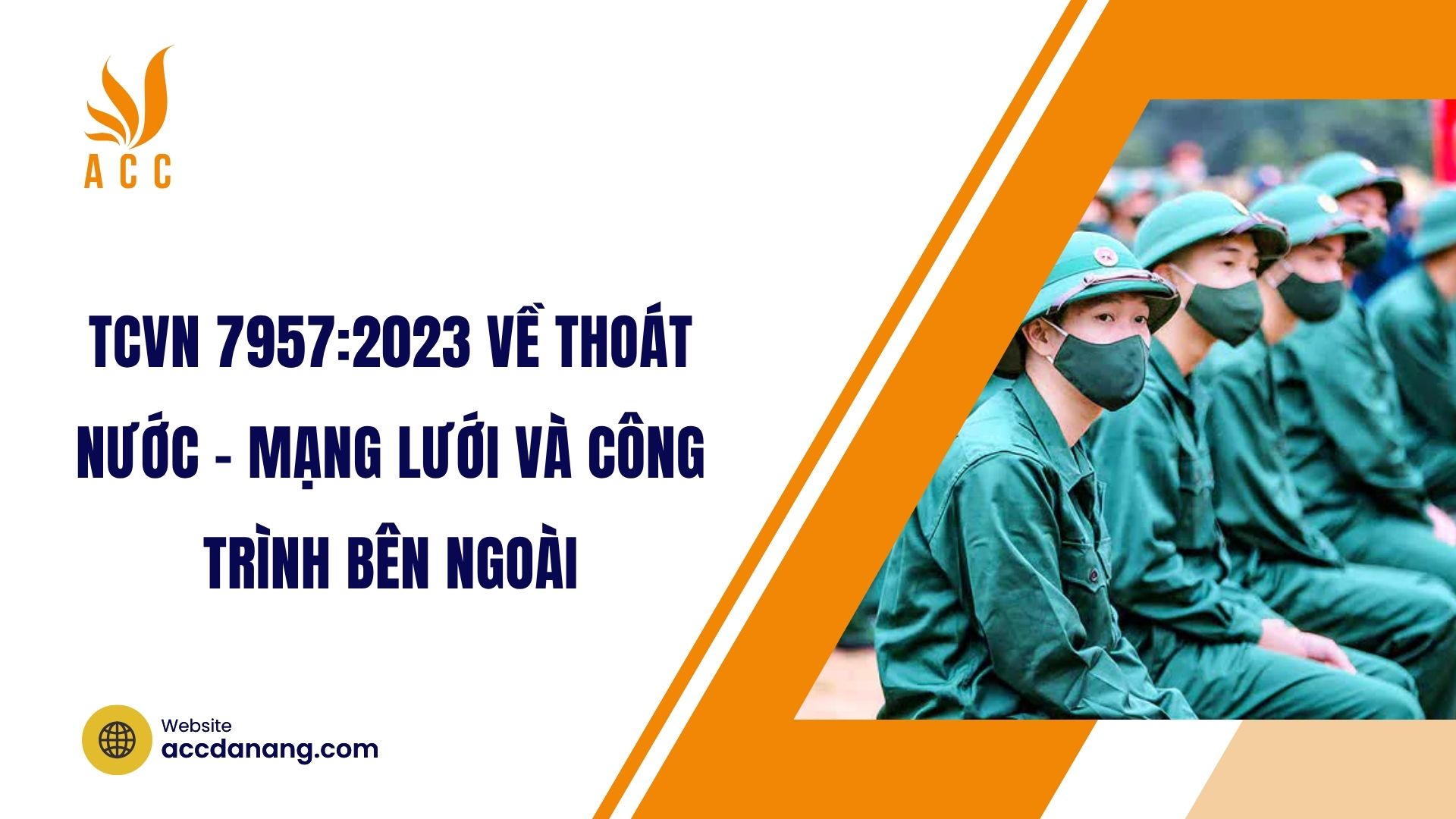 TCVN 7957:2023 về Thoát nước - Mạng lưới và công trình bên ngoài